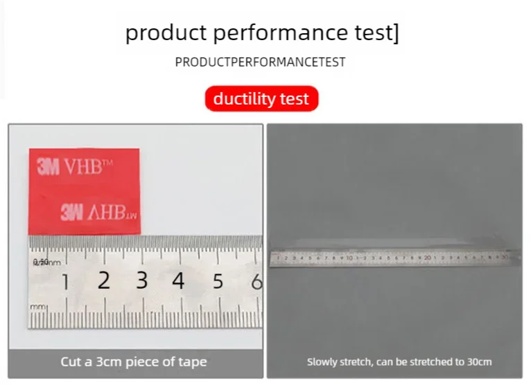 3M VHB 4910 Heavy Duty Double-Sided Clear Mounting Tape - Waterproof