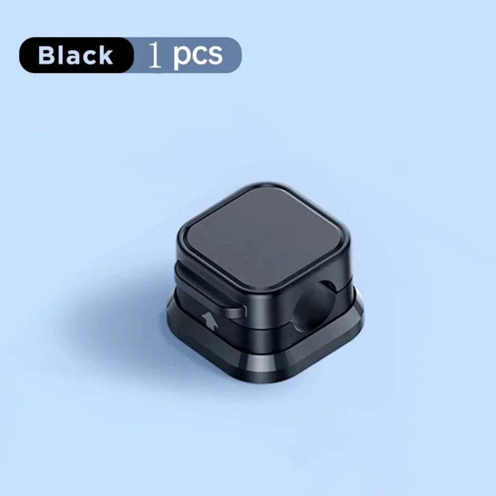 Magnetic Under-Desk Cable Clips & Cord Organizer Keepers