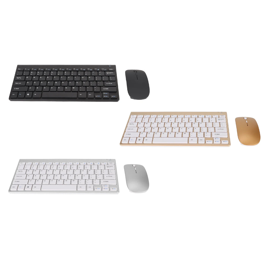 Slim Wireless Silent Keyboard and Mouse Combo Set