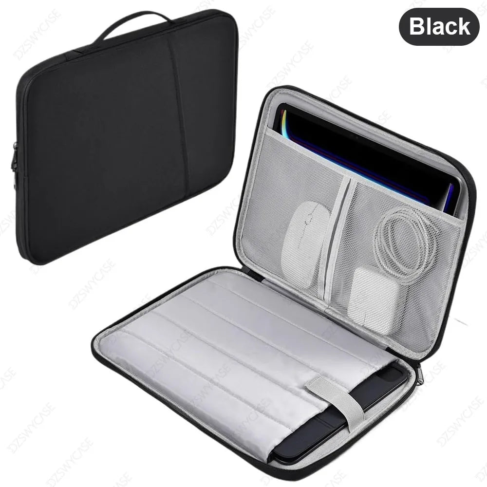 Padded Tablet Sleeve with Pocket – Waterproof Carrying Case for iPad, Samsung & More (11" & 13")