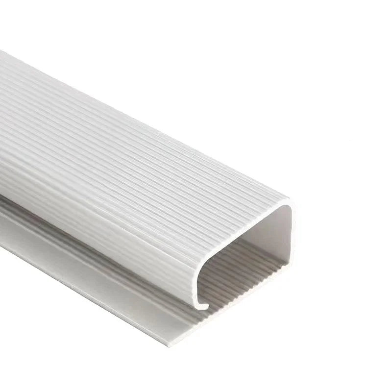 Punch-Free Under-Desk PVC Cable Management Channel Tray Raceway