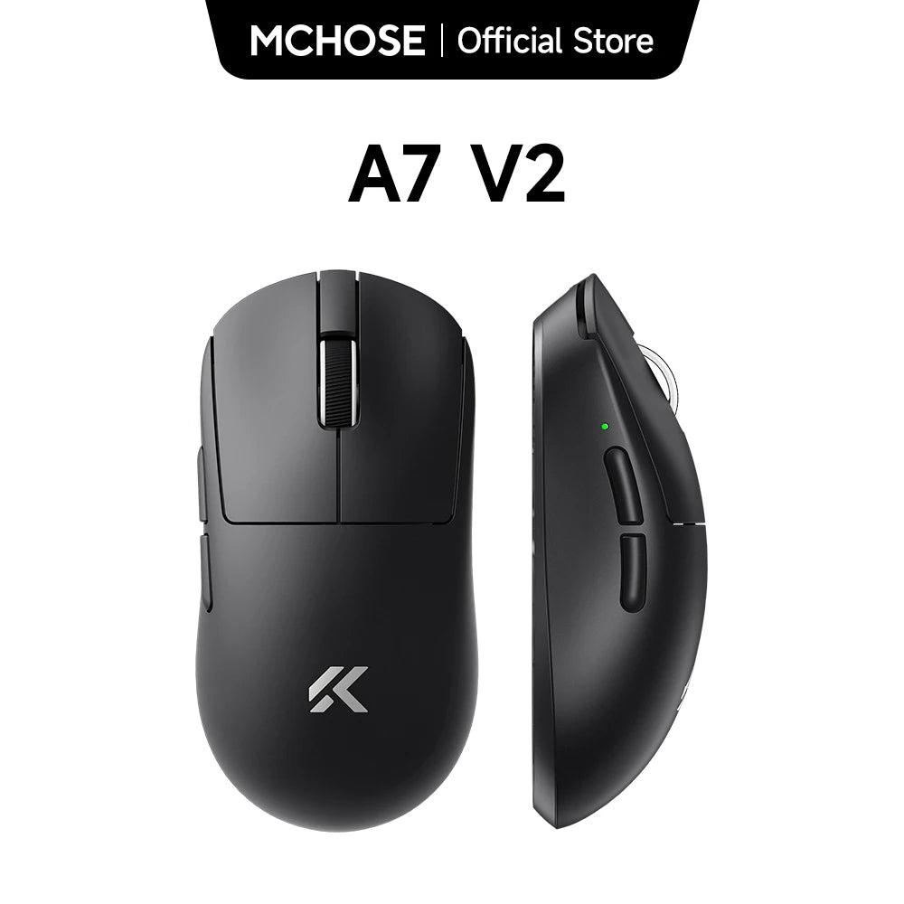 MCHOSE A7 V2 Wireless Gaming Mouse - 8000Hz PAW3950 Sensor