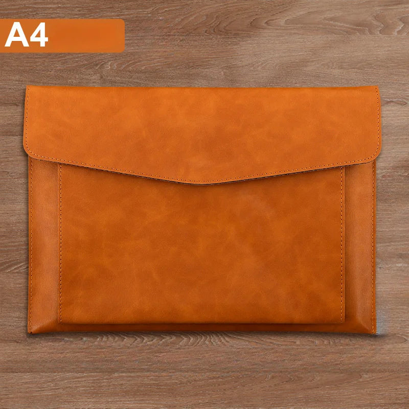 A4 Document File Folder Organizer with Laptop Sleeve Case
