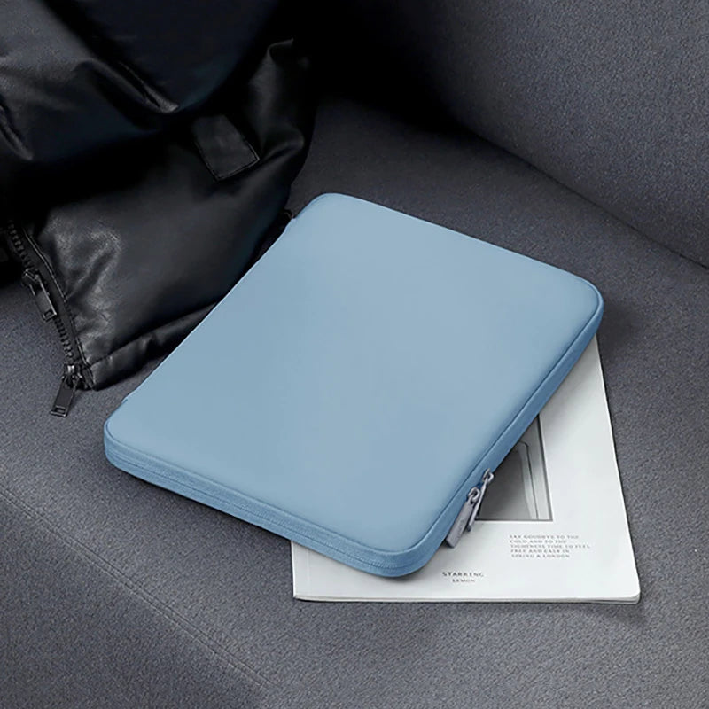 PU Leather Tablet Handbag Pouch – Shockproof Sleeve with Wrist Strap for iPad Air, Samsung & More (10.9" & 12.9")