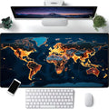 World Map XXL Extended Gaming Mouse Pad Desk Mat
