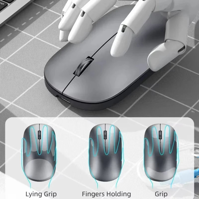 Lenovo Dual-Mode Wireless Silent Mouse - 2.4G & Bluetooth USB-C