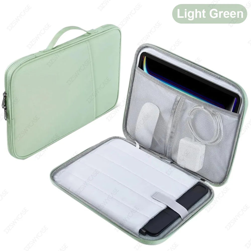 Padded Tablet Sleeve with Pocket – Waterproof Carrying Case for iPad, Samsung & More (11" & 13")