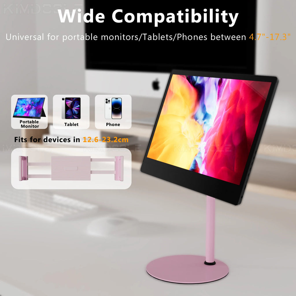 KEEPRO Height Adjustable Portable Monitor & Tablet Stand - VESA Support