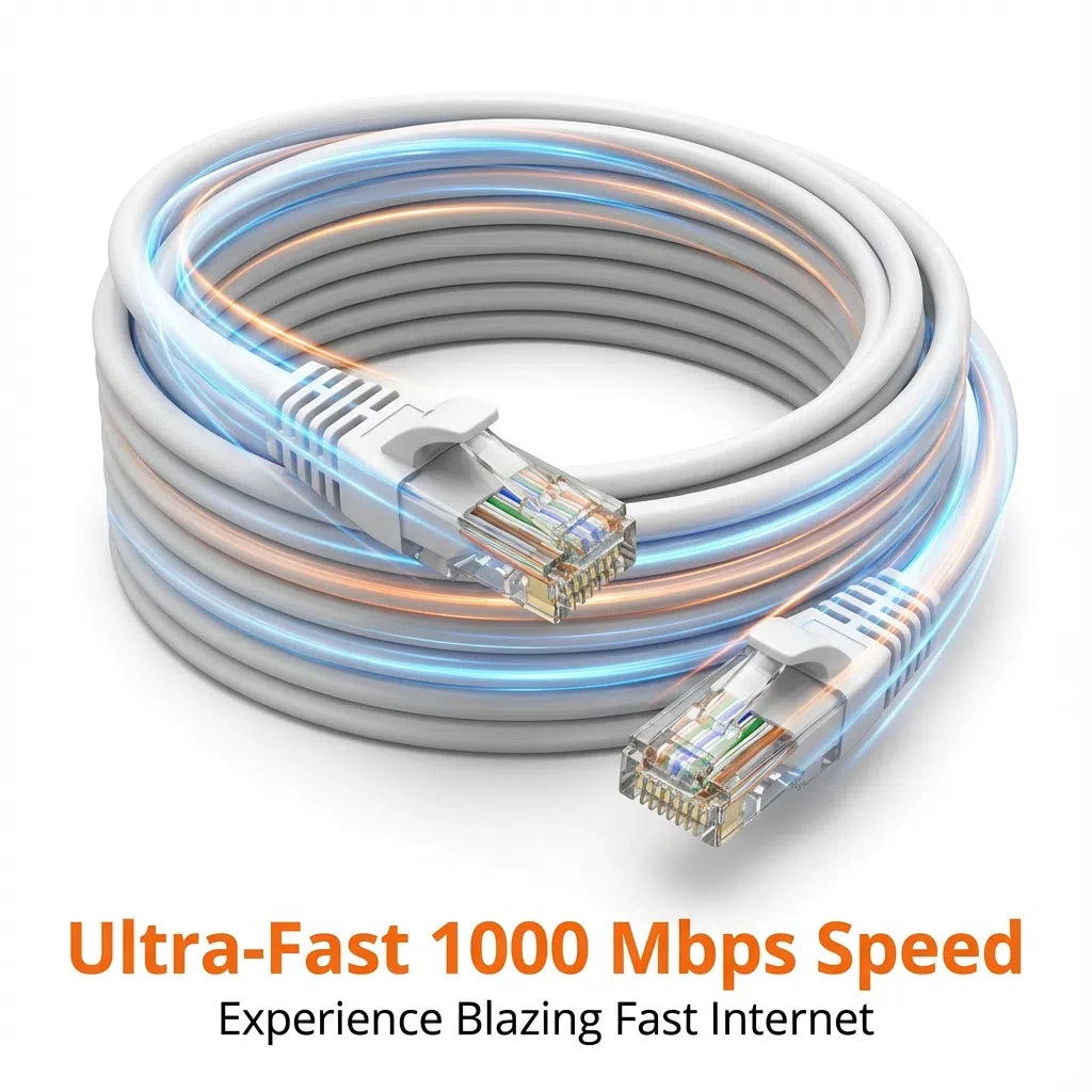 Cat6 High-Speed 1000Mbps RJ45 UTP Ethernet LAN Network Cable