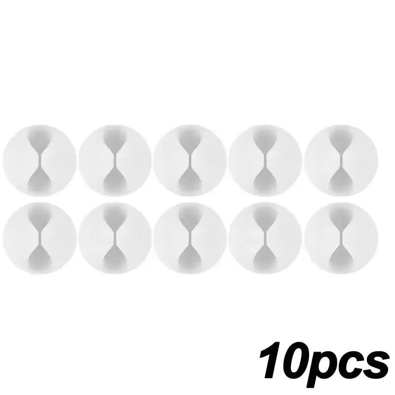 Mini Adhesive Cable Winder & Cord Organizer Clips