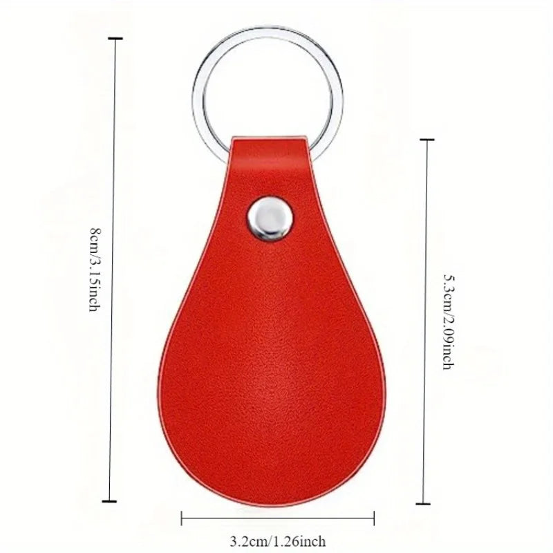 PU Leather Key Fob Blanks – 10-Pack | Laser Engraving Keychains for Gifts & Crafting