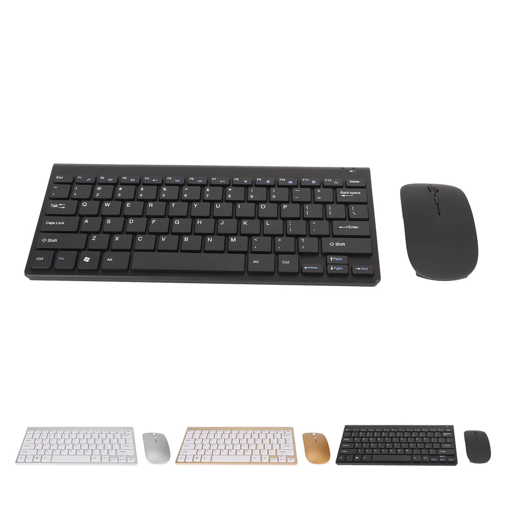 Slim Wireless Silent Keyboard and Mouse Combo Set