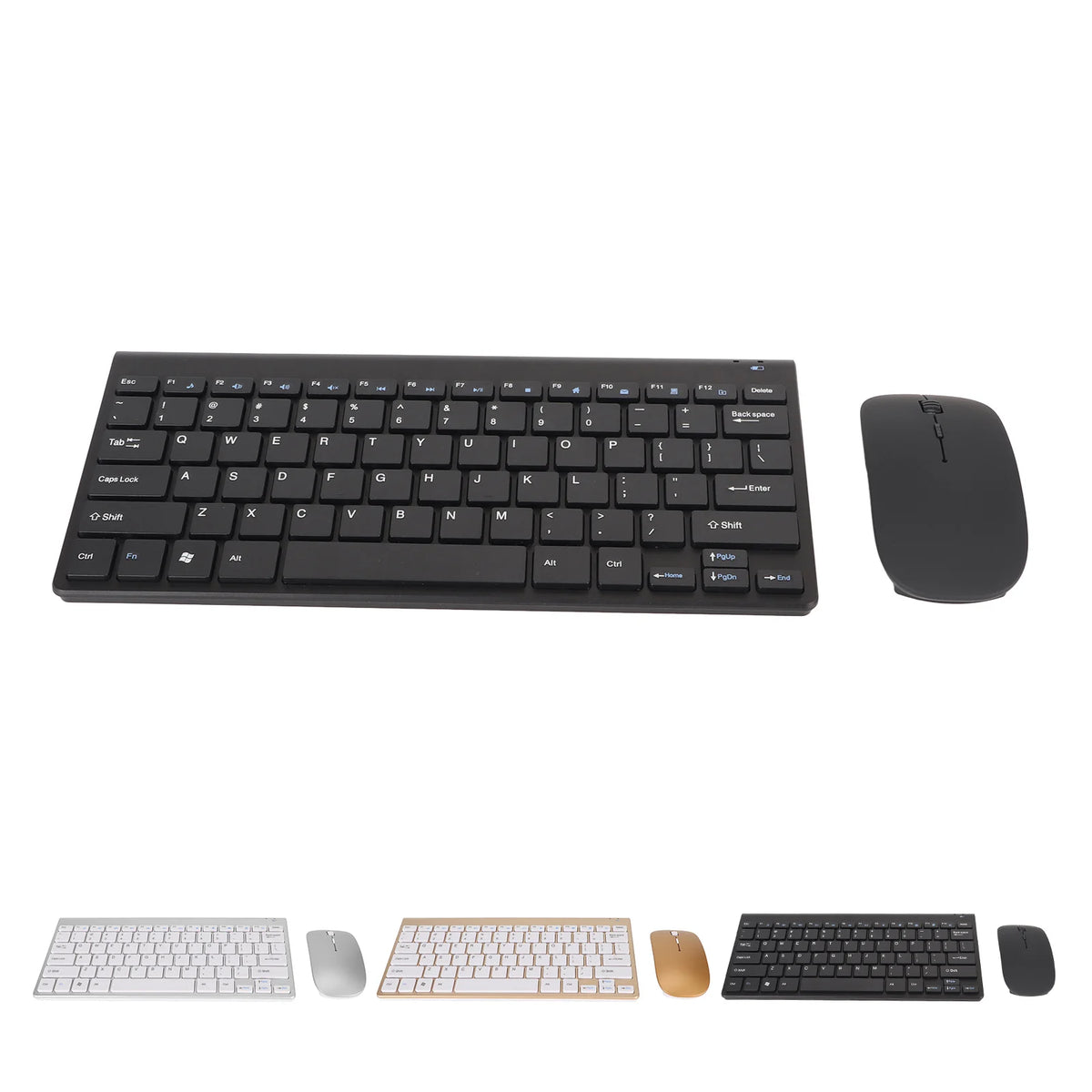 Slim Wireless Silent Keyboard and Mouse Combo Set