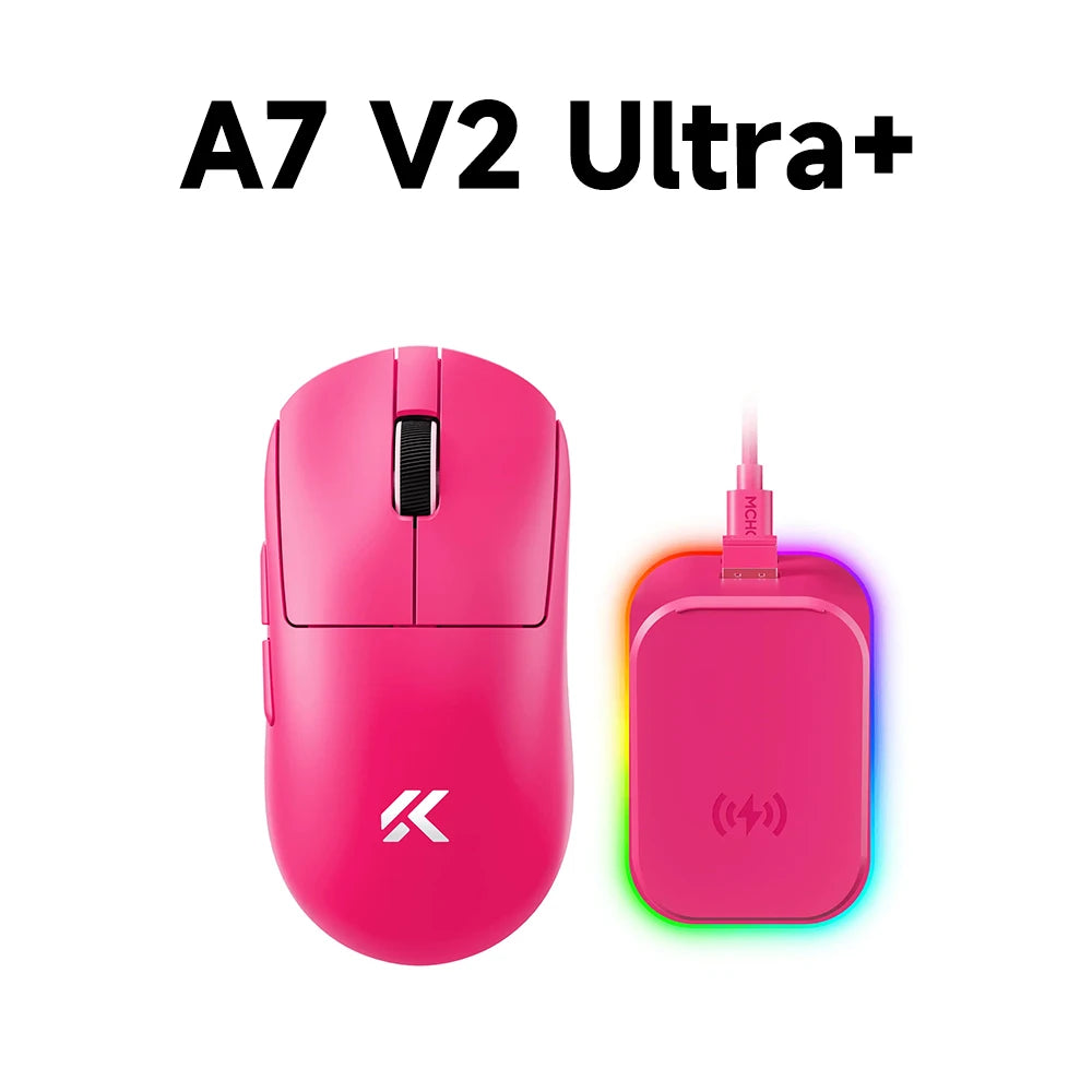 MCHOSE A7 V2 Wireless Gaming Mouse - 8000Hz PAW3950 Sensor