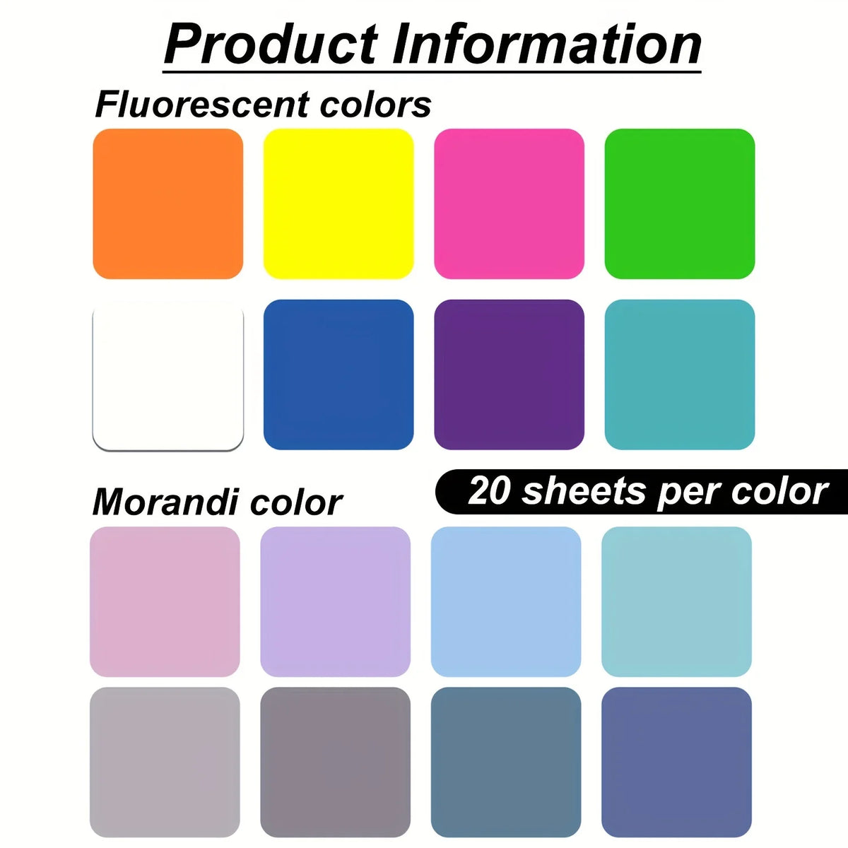 Waterproof Transparent Sticky Notes - 8 Pads 160 Sheets