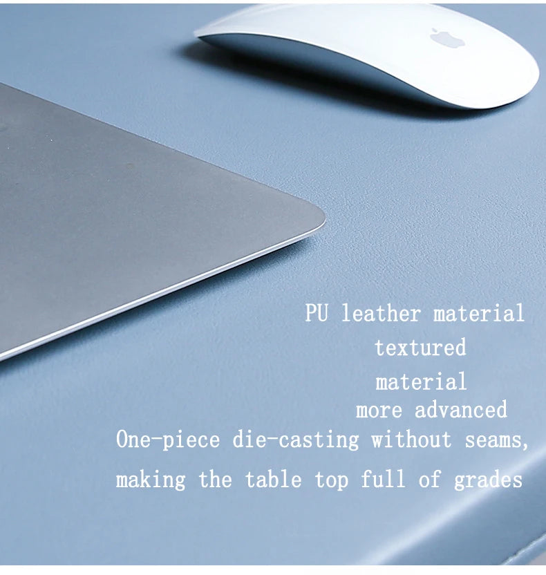 Folding Wrist & Elbow Guard PU Leather Desk Mat Mouse Pad