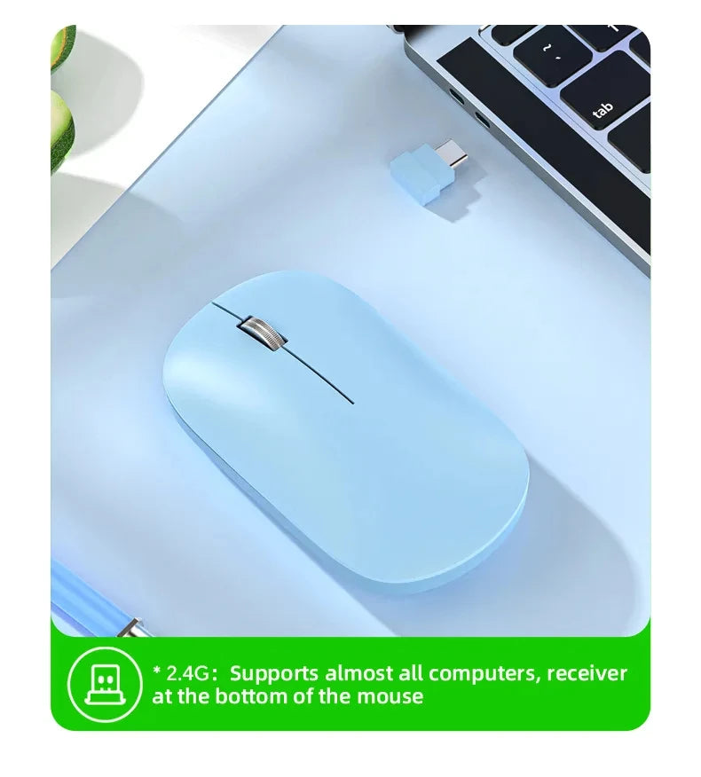 Lenovo Dual-Mode Wireless Silent Mouse - 2.4G & Bluetooth USB-C