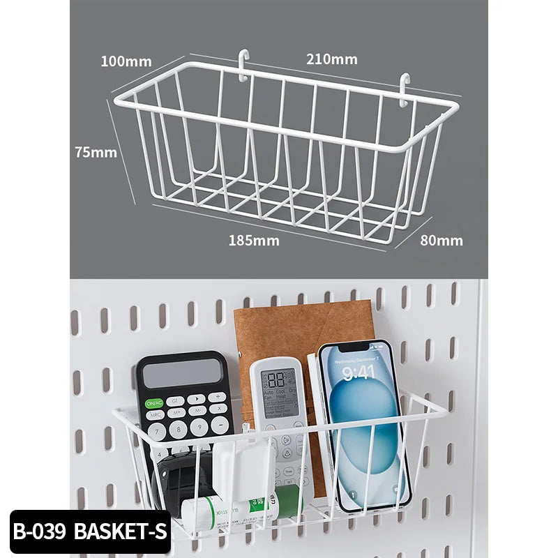Modular Gaming Room Wall Pegboard Organizer for Controllers & Keyboards
