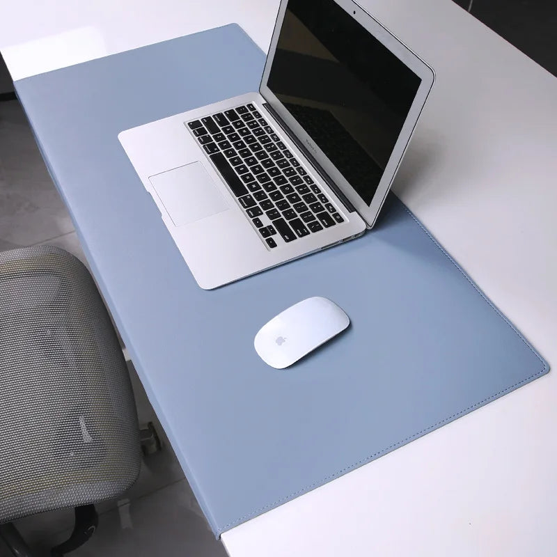 Folding Wrist & Elbow Guard PU Leather Desk Mat Mouse Pad