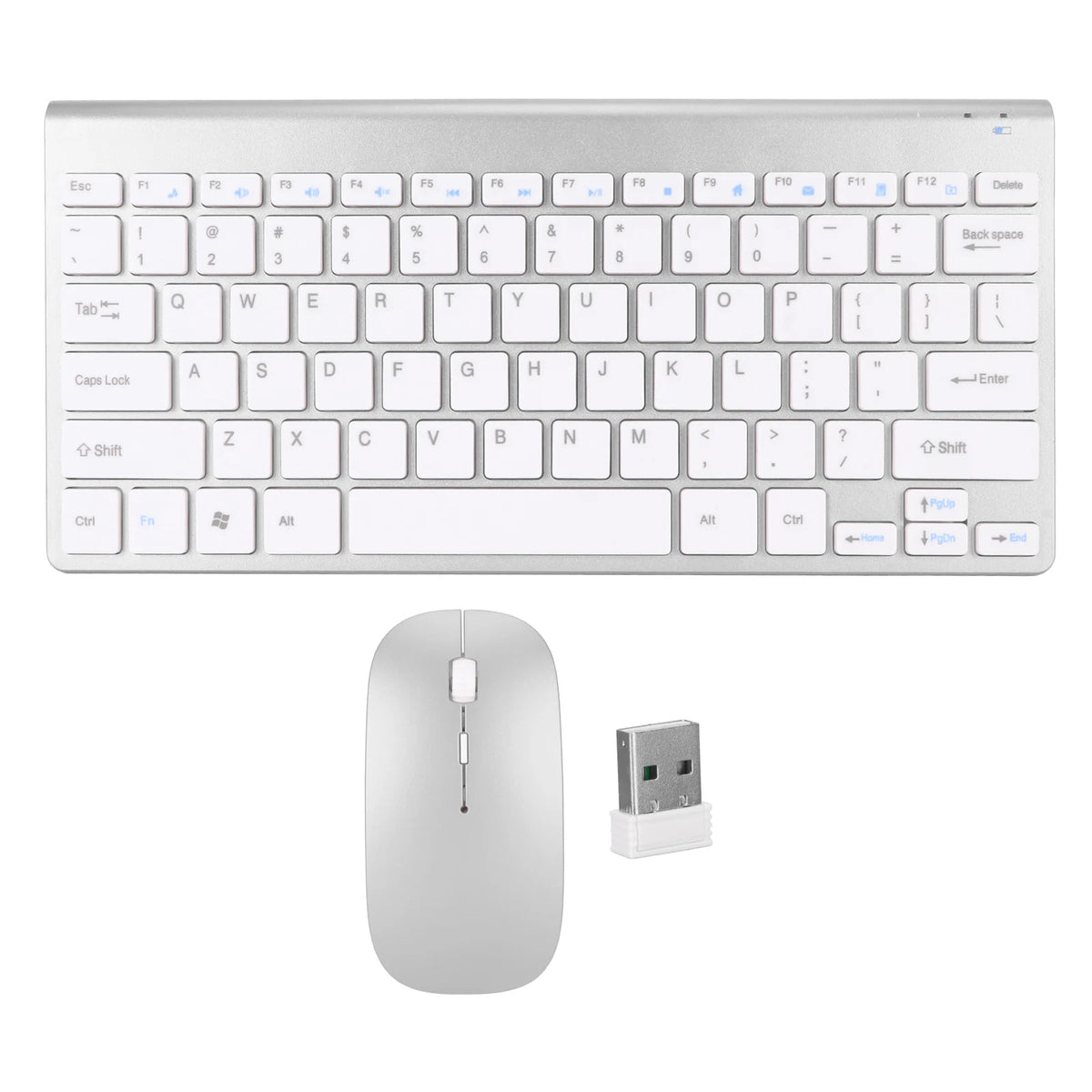 Slim Wireless Silent Keyboard and Mouse Combo Set