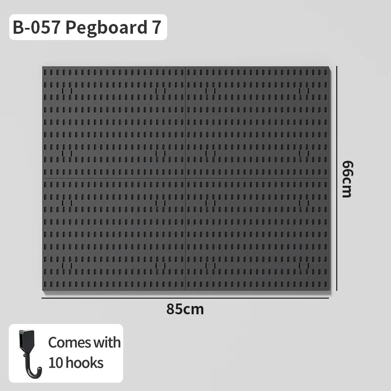 Modular Gaming Room Wall Pegboard Organizer for Controllers & Keyboards