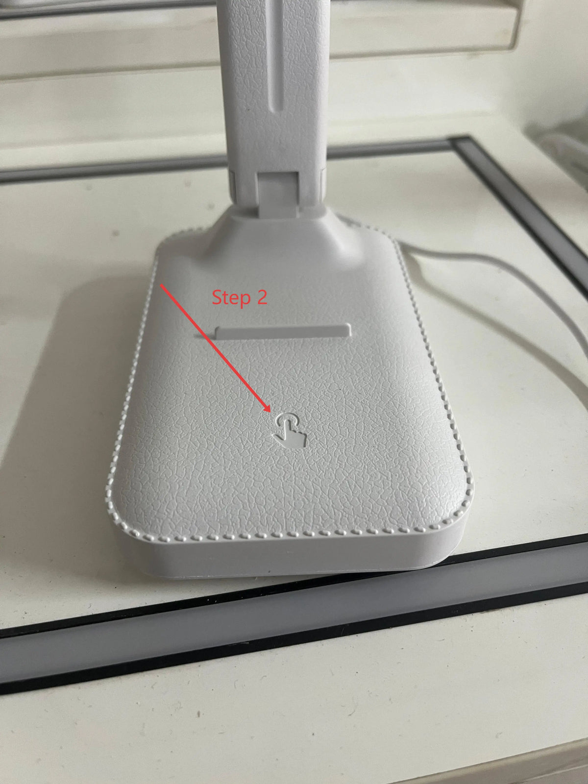 Folding USB Touch-Control LED Desk Lamp - Rechargeable Night Light