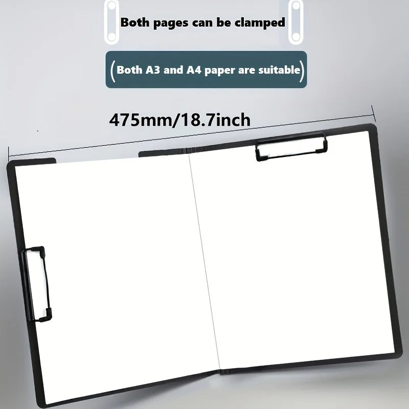 A4 Clipboard File Folder Box Document Organizer