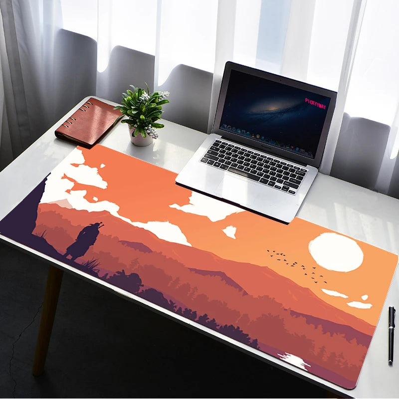 Deep Forest Firewatch XXL Extended Gaming Desk Mat Mouse Pad