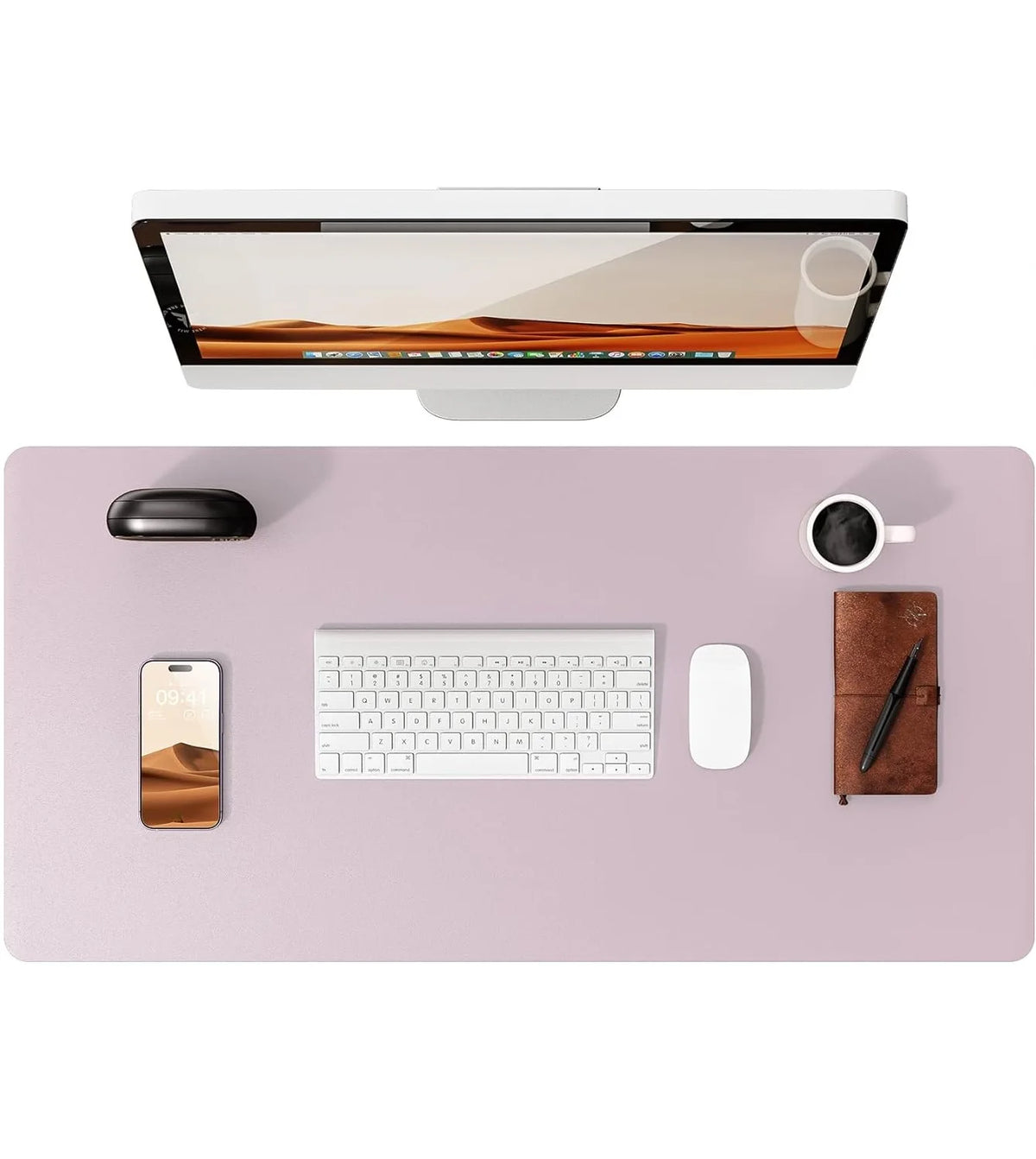 Premium PU Leather Desk Mat Pad & Surface Blotter Protector