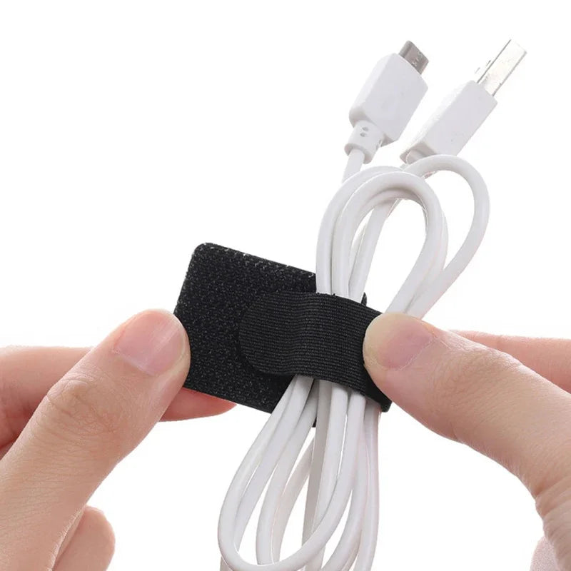 Reusable Self-Adhesive Cable Management Straps - Nylon Wire Ties