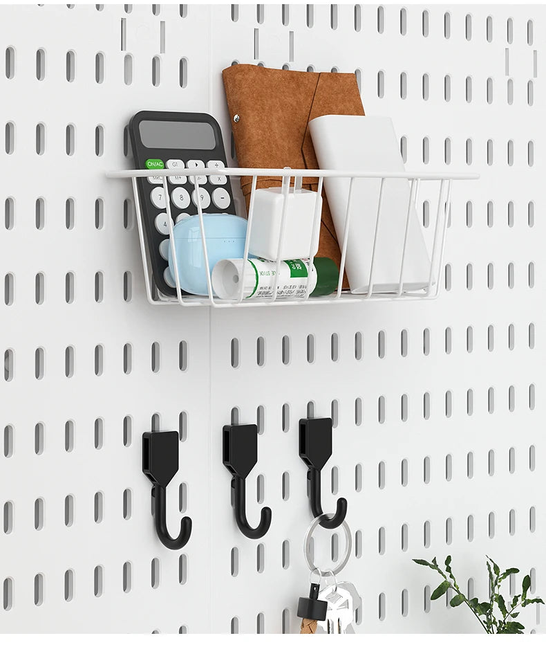 Modular Gaming Room Wall Pegboard Organizer for Controllers & Keyboards