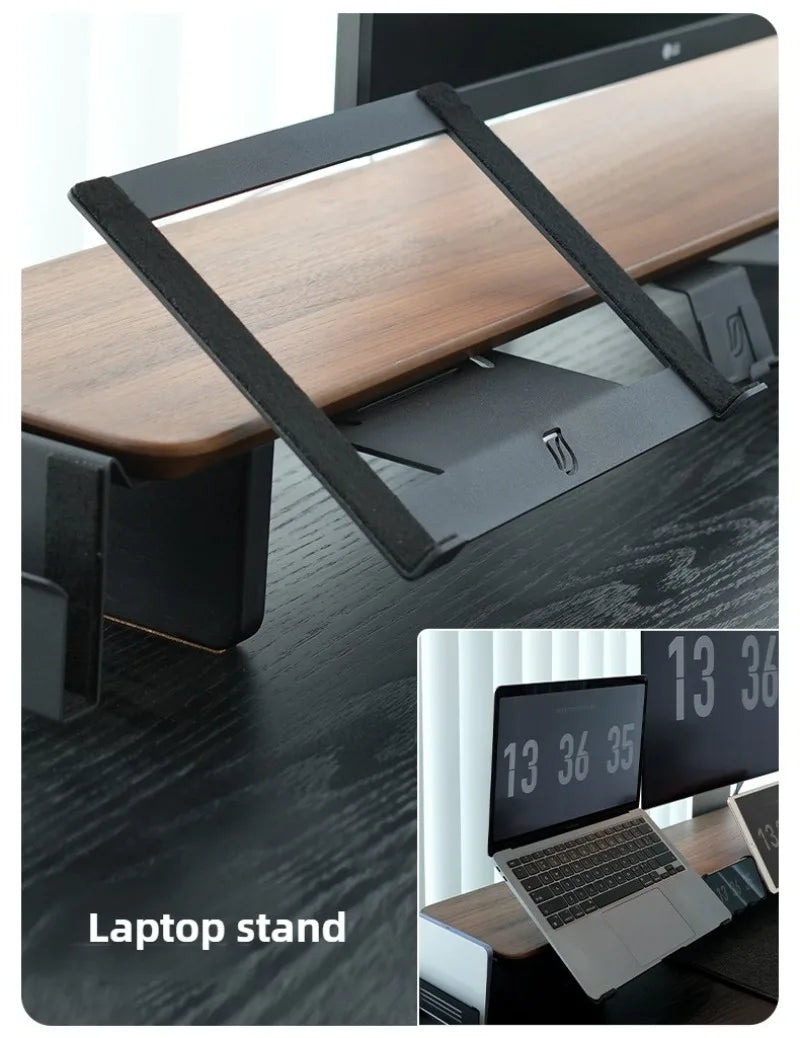 Modular Monitor Riser Extension & Expansion Accessories Shelf