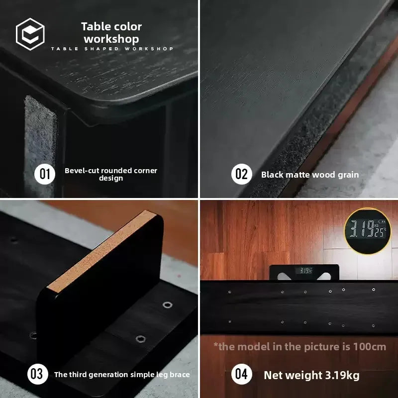 Ergonomic Modular Walnut & Aluminum Monitor Riser with Cable Management