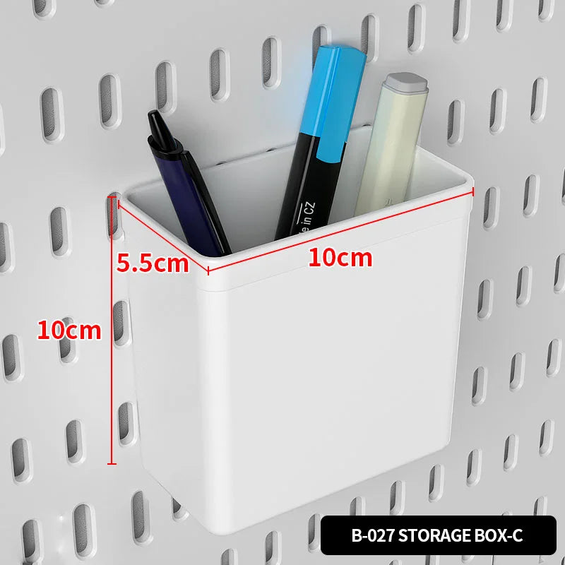 Modular Gaming Room Wall Pegboard Organizer for Controllers & Keyboards