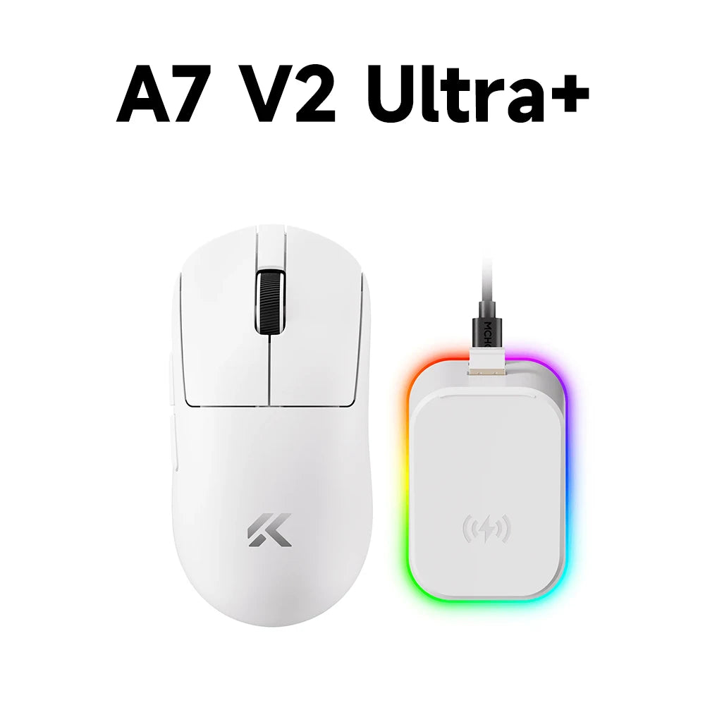 MCHOSE A7 V2 Wireless Gaming Mouse - 8000Hz PAW3950 Sensor