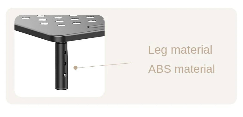 Adjustable Monitor Riser Stand with Storage Organizer Shelf
