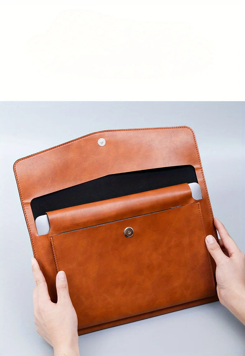A4 Document File Folder Organizer with Laptop Sleeve Case