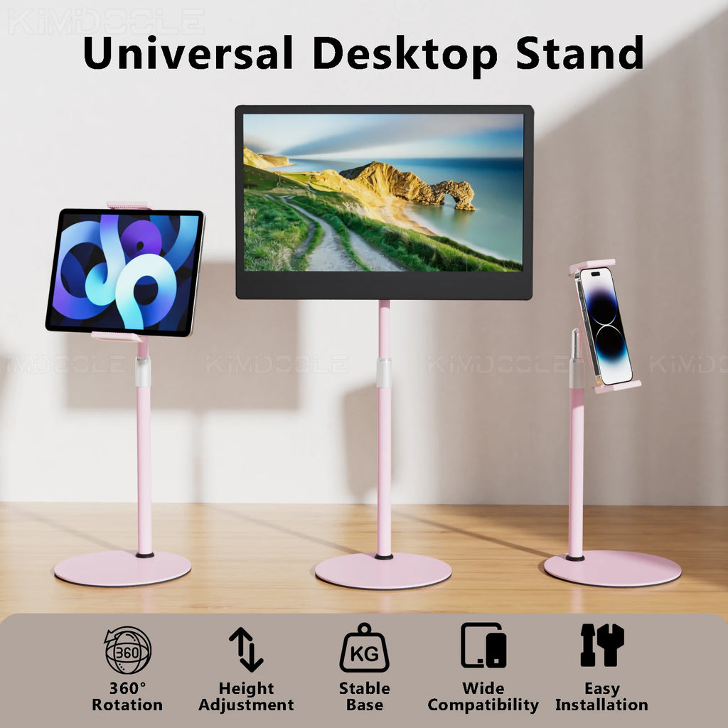 KEEPRO Height Adjustable Portable Monitor & Tablet Stand - VESA Support
