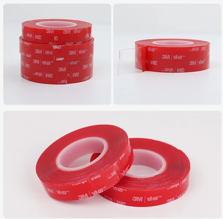 3M VHB 4910 Heavy Duty Double-Sided Clear Mounting Tape - Waterproof