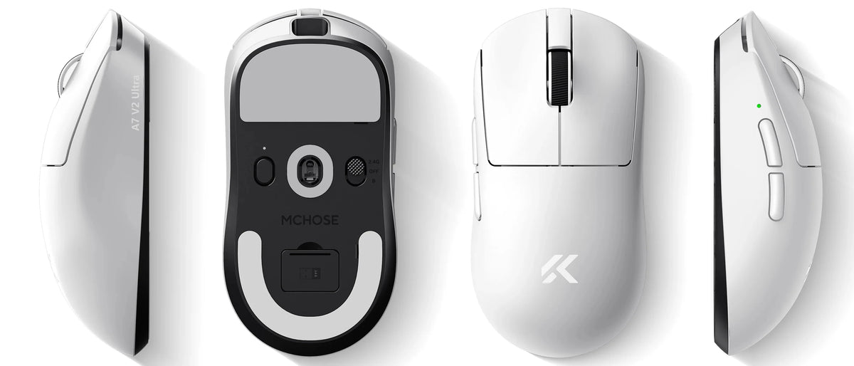 MCHOSE A7 V2 Wireless Gaming Mouse - 8000Hz PAW3950 Sensor