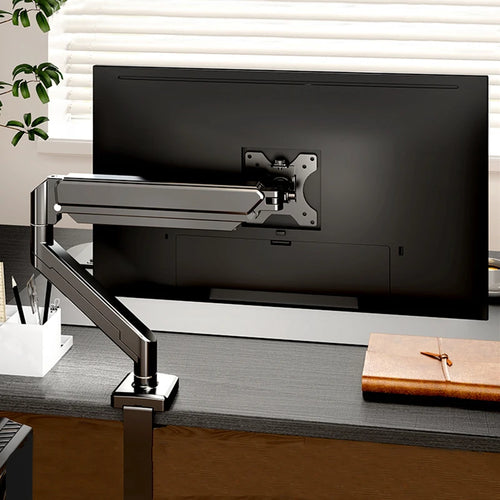 Adjustable Single Monitor Arm Desk Mount Stand - Fits 14" to 32"