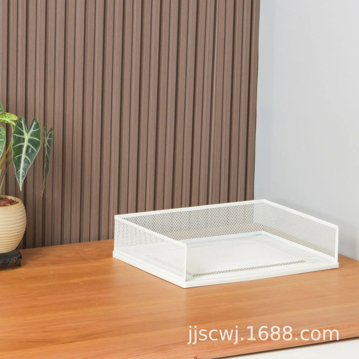 Wrought Iron Multi-Layer Stacked File Tray Desktop Storage Rack