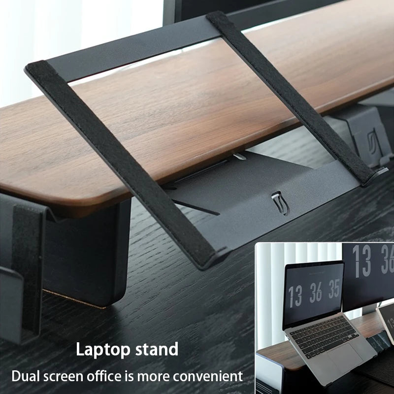 Modular Monitor Riser Extension & Expansion Accessories Shelf