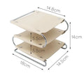 Nordic Iron & Leather Desktop Storage Tray Box Organizer