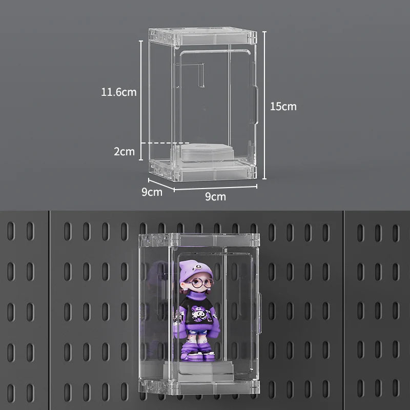 Drill-Free Wall Mount Pegboard Storage Organizer System