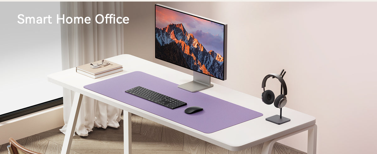Premium PU Leather Desk Mat Pad & Surface Blotter Protector